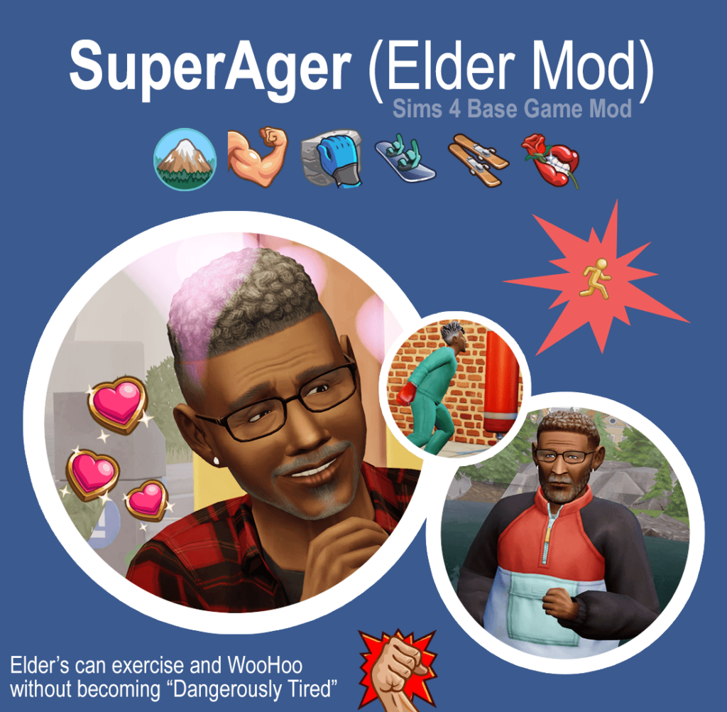 SuperAger Mod Brings an Exciting New Life for Elder Sims in The Sims 4 5 theageofsims superager