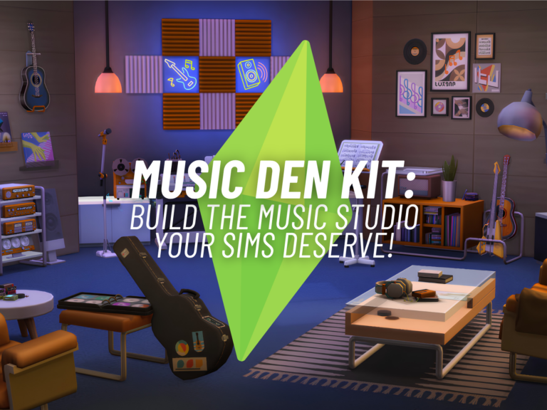 Sims 4 Music Den Kit: Exciting New Music Space and Free Coach Capsule Arrive This July