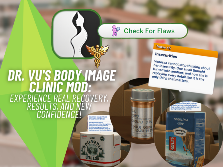 Dr. Vu’s Body Image Clinic Mod Adds an Exciting Cosmetic Surgery Journey to The Sims 4!