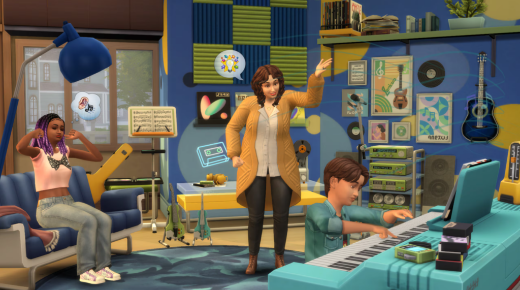Sims 4 Music Den Kit: Exciting New Music Space and Free Coach Capsule Arrive This July 8 Screenshot 2026 07 21 123506