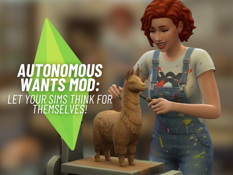 Autonomous Wants Mod Gets an Exciting Update That Lets Sims Follow Their Own Desires