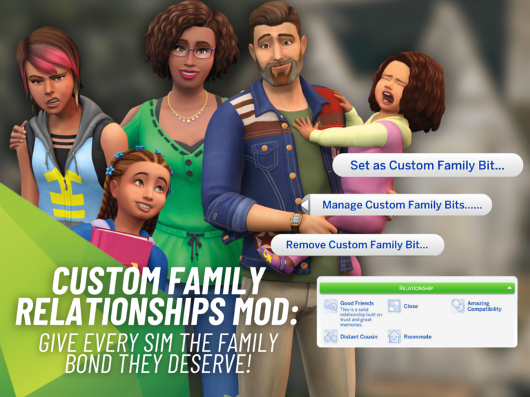 Custom Family Relationships Mod Gets an Exciting Update for Better Family Storytelling in The Sims 4
