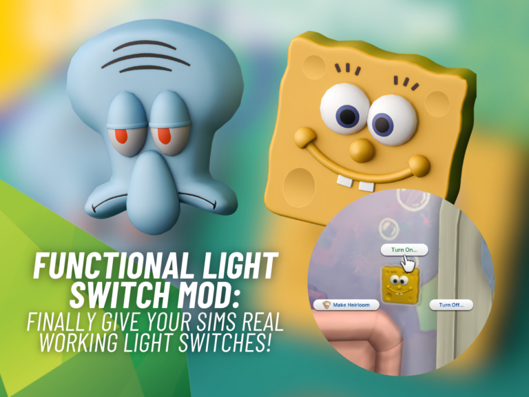 Functional Light Switch Mod Gets an Exciting Upgrade That Lets Sims Control Lights with a Real Switch