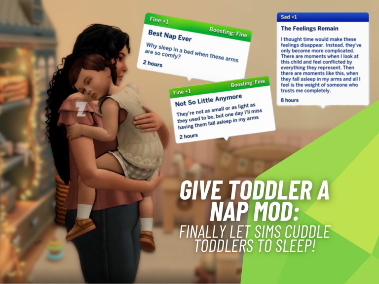 Give Toddler a Nap Mod Gets an Exciting Update for The Sims 4