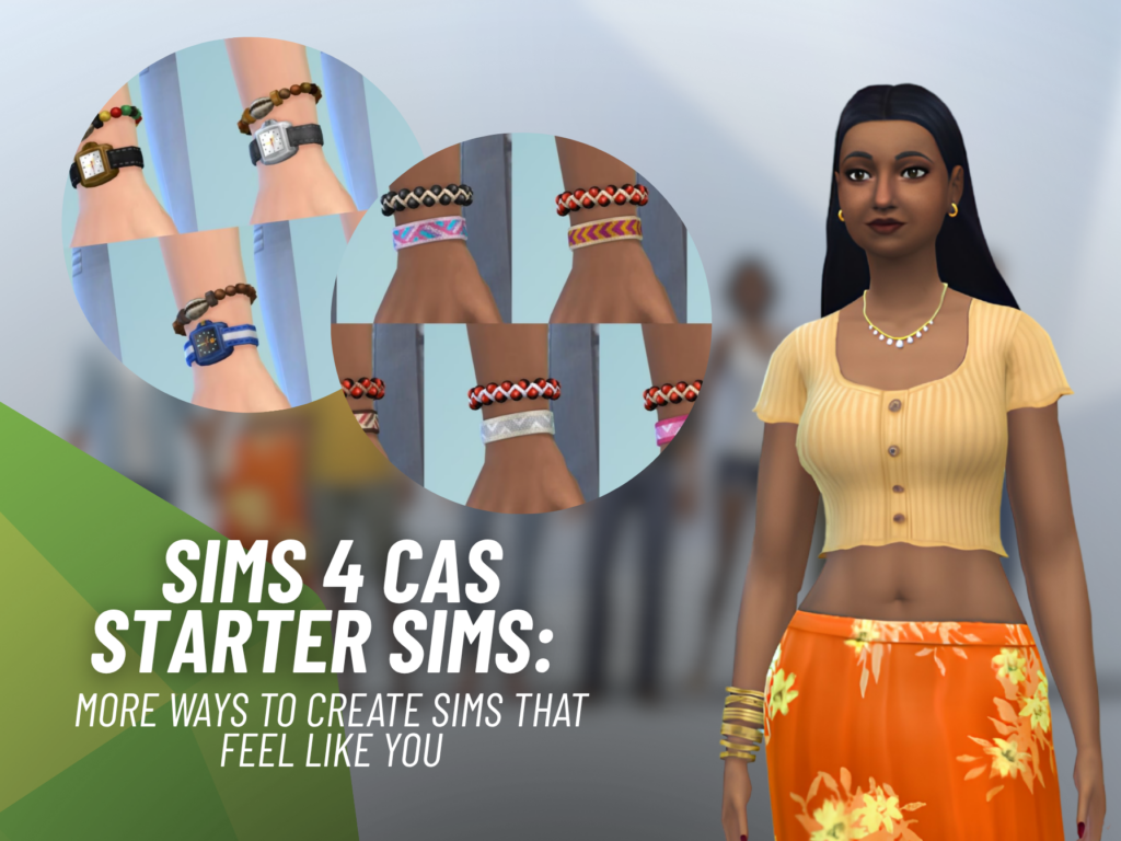 SnootySims Sims 4 CAS Starter Sims