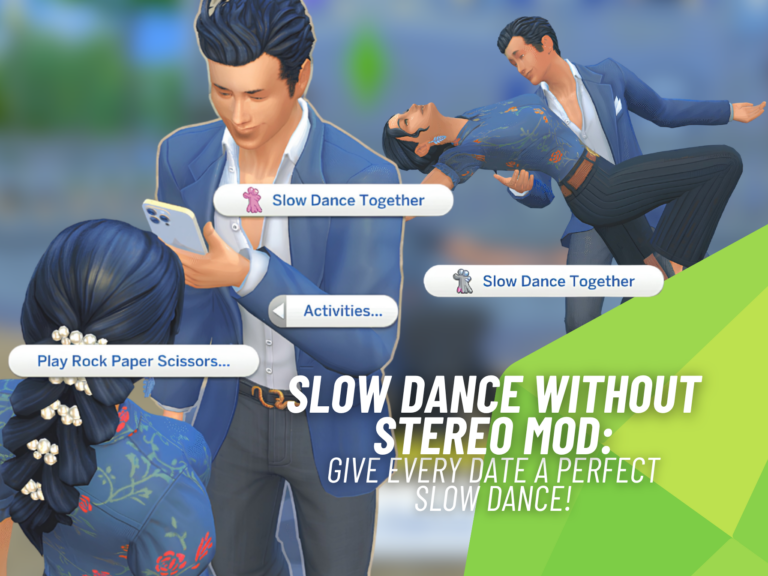 Slow Dance Without Stereo Mod Gets an Exciting Update for More Romantic Moments in The Sims 4