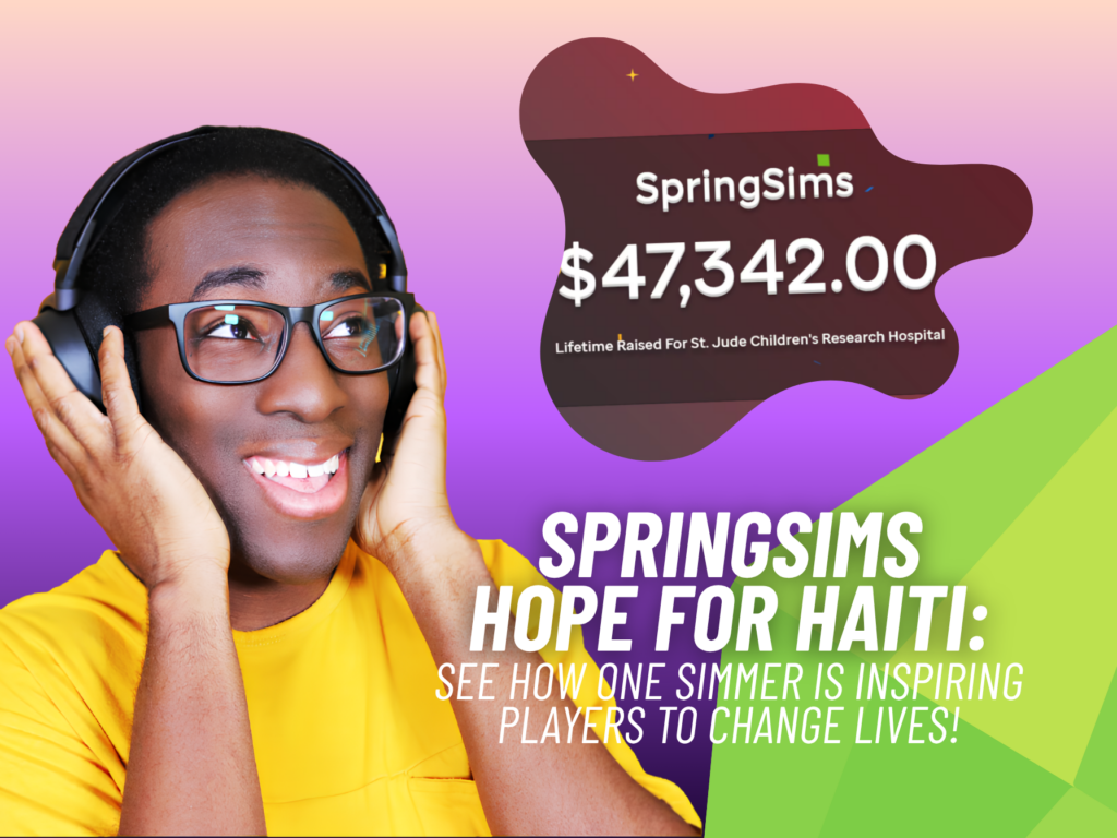 SnootySims SpringSims Hope for Haiti