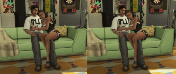 Cuddle While Watching TV Mod Gets an Exciting New Romantic Interaction for The Sims 4! 5 ezgif 844123cc2f4786e9