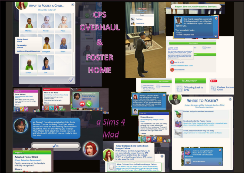 CPS Overhaul and Foster Home Mod: Taking Family Gameplay to the Next Level 5 1 2