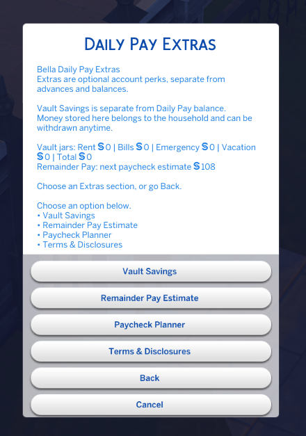 Daily Pay Mod: Let Your Sims Access Pay Early In the Sims 4! 10 2026 07 13 16 13 53 919 Off