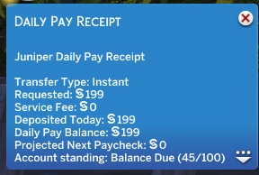 Daily Pay Mod: Let Your Sims Access Pay Early In the Sims 4! 7 2026 07 13 16 25 09 038 Off