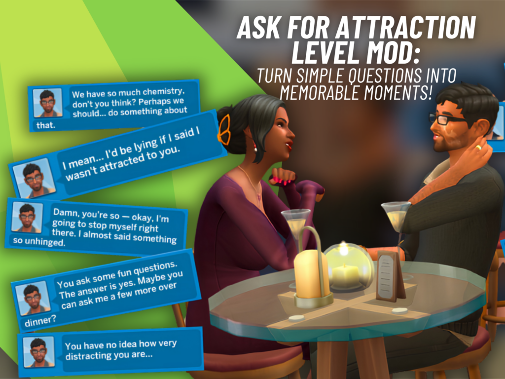 Ask for Attraction Level Mod: Turn Flirting Into a Whole New Game! 4 Ask For Attraction Level Mod