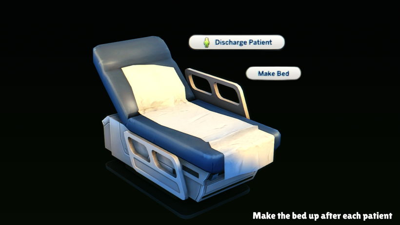 Exam Bed Unlocked Interactions: Incredible Medical Roleplay for The Sims 4 8 Copy of Exam Bed Unlocked 5