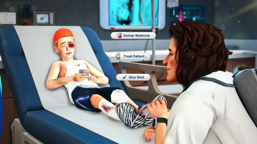 Exam Bed Unlocked Interactions: Incredible Medical Roleplay for The Sims 4 6 Copy of Exam Bed Unlocked 7