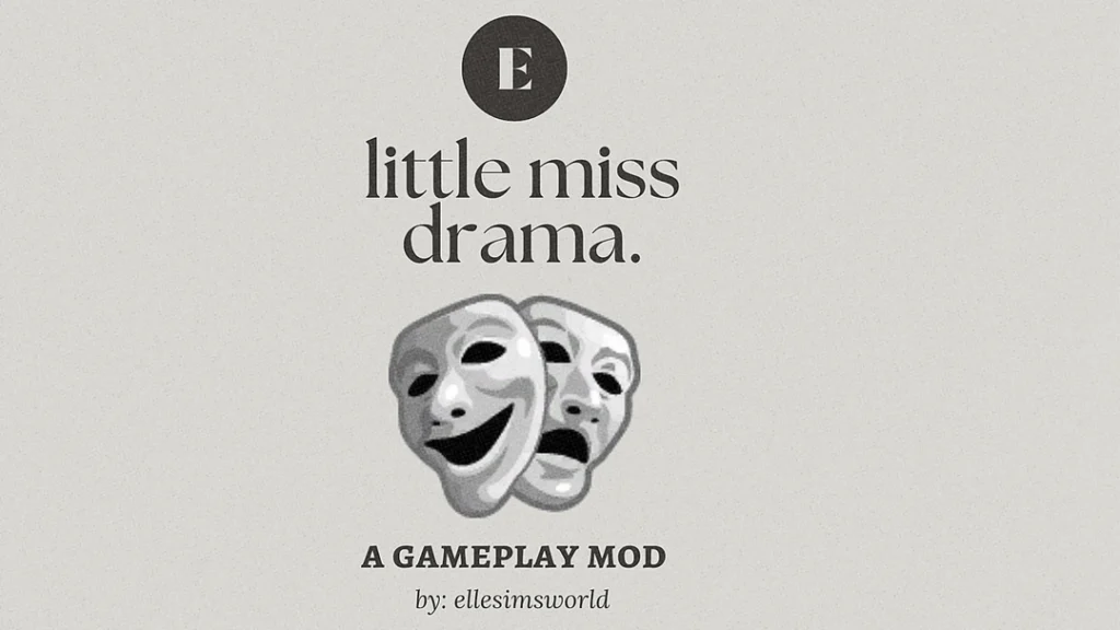 Little Miss Drama Mod Brings a Fresh Social Interactions Overhaul! 5 LittleMissDrama