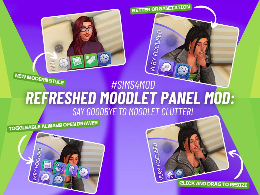 Refreshed Moodlet Panel Mod 1