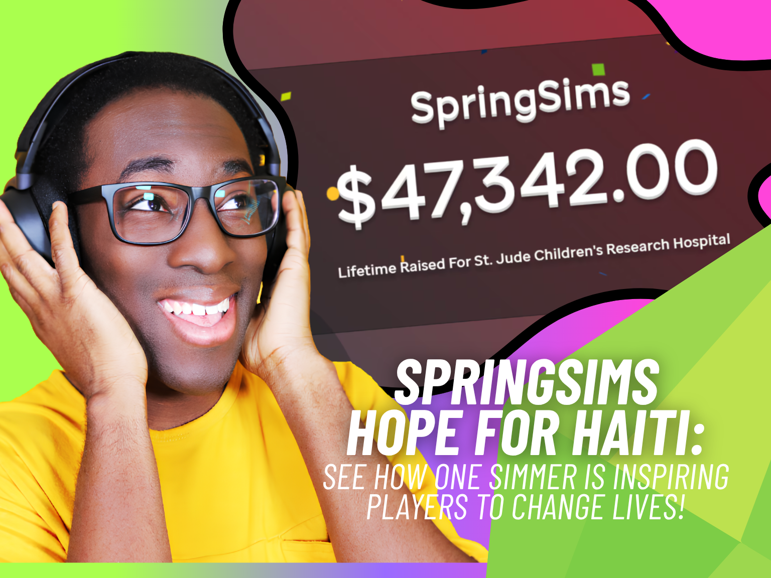 SpringSims Hope for Haiti: Changing Lives Through The Sims