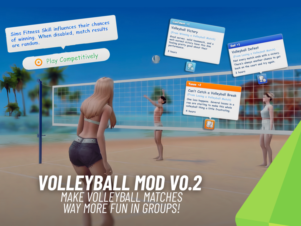 Volleyball Mod V0.2: Play Matches with Your Group! 4 Vollyball Mod