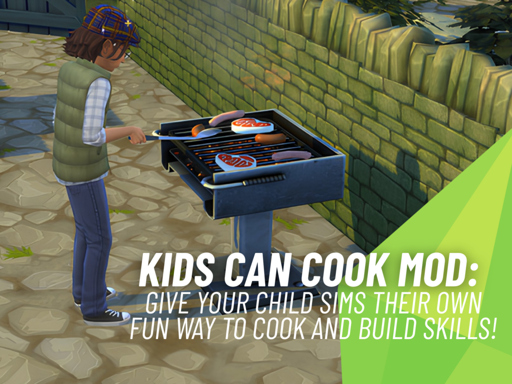 Kids Can Cooking Mod: Child Sims Can Cook Again in The Sims 4 1 Kids Can Cook Mod