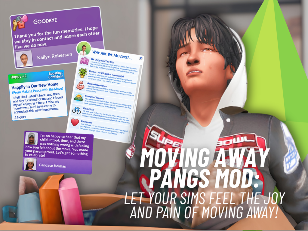 Moving Away Pangs Mod: A Sims 4 mod That Makes Moving Away Actually Feel Emotional 1 Moving Aways Pangs Mod