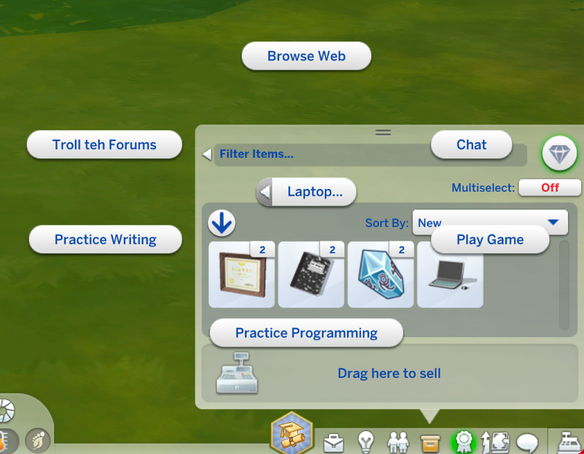 Play Laptop On The Ground Mod: a great Freedom for Your Sims! 5 Untitled
