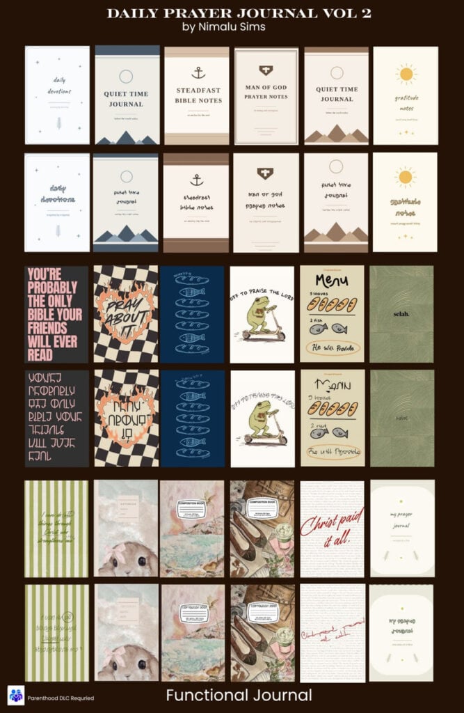 Daily Prayer Journal Vol. 2 Mod: Powerful New Journaling Mod for Sims 4 2 photo 2026 08 02 20 00 43