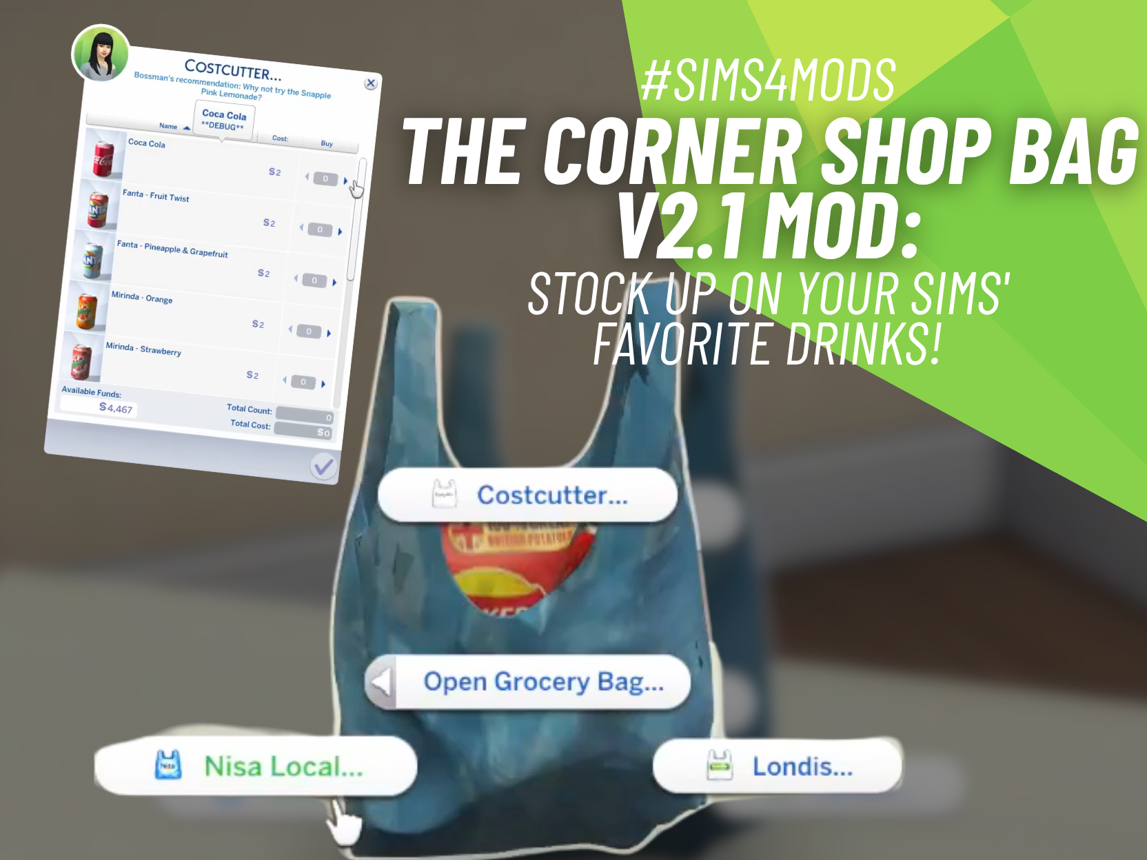 Corner Shop Bag V2.1 Mod
