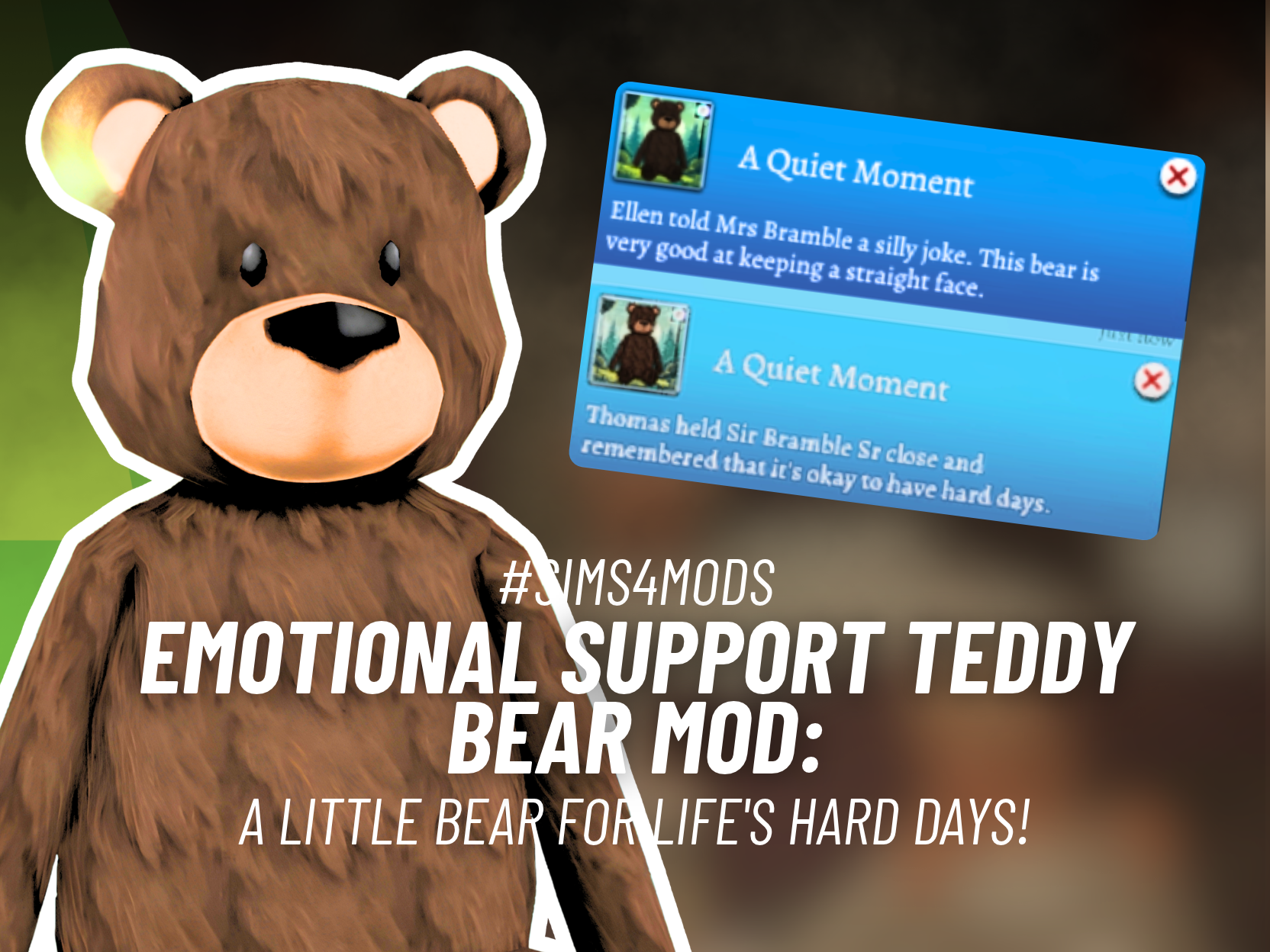 Emotional Support Teddy