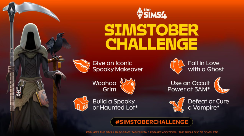 31 Days of Simstober Challenges: Epic Spooky Fun for Sims 4 2 Screenshot 2026 10 05 140631