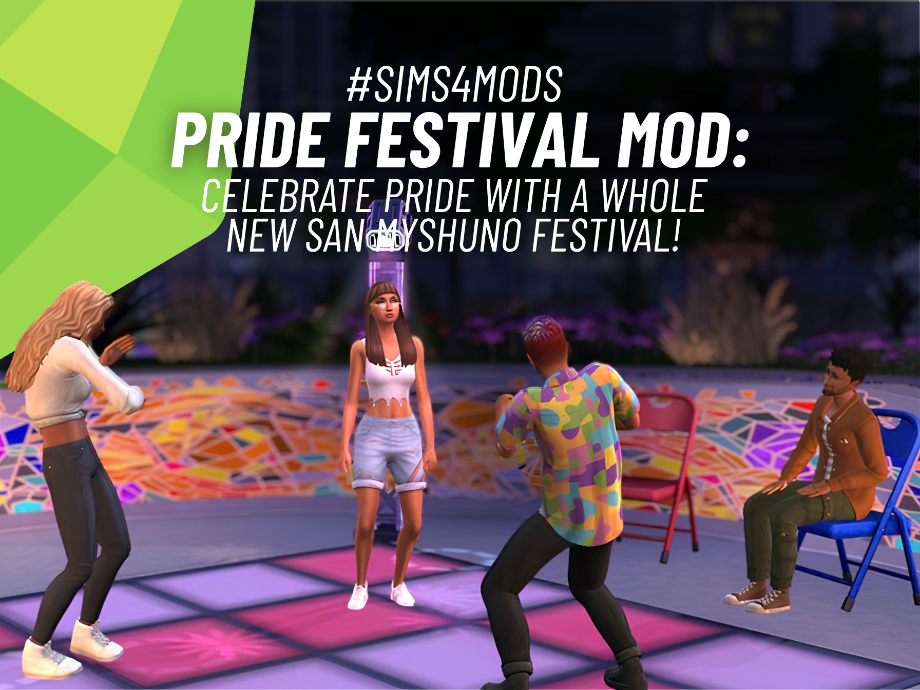 SnootySims Pride Festival Mod