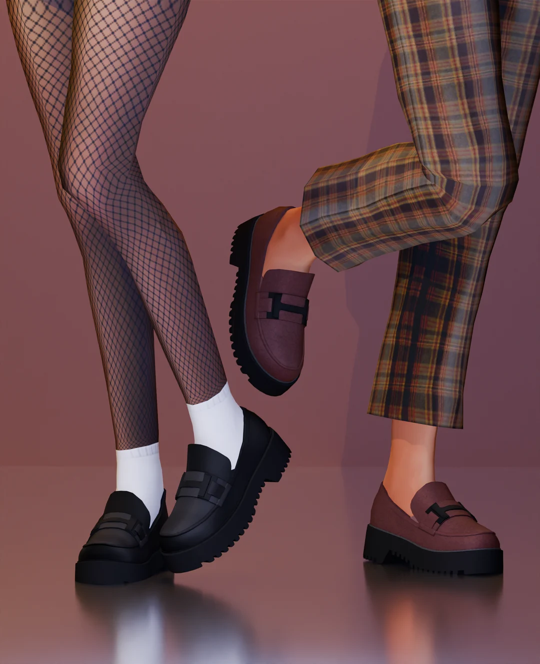 Stylish Loafers by MiliNiki — Sims 4 custom content