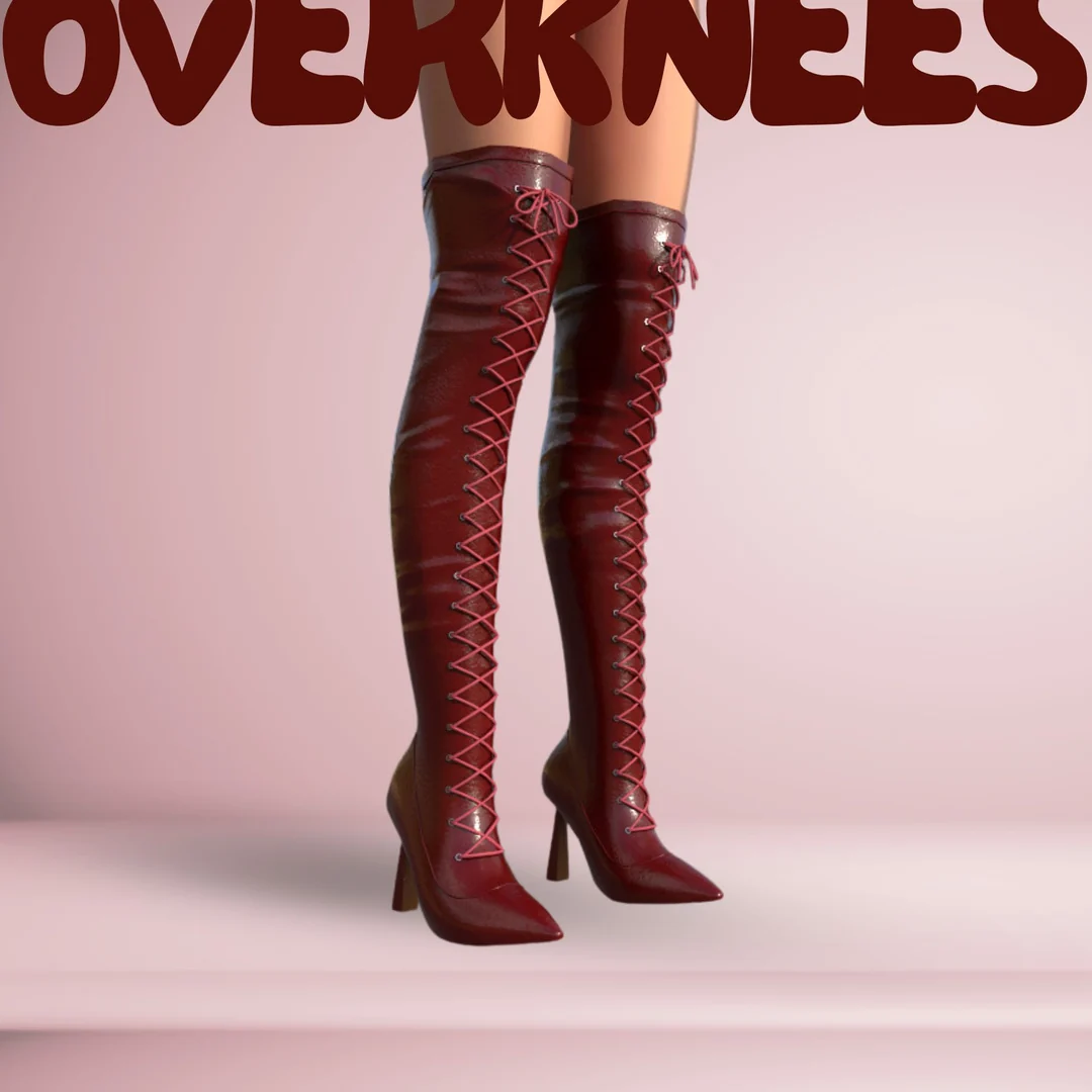 Fabulous Laced Overknees by MiliNiki — Sims 4 custom content