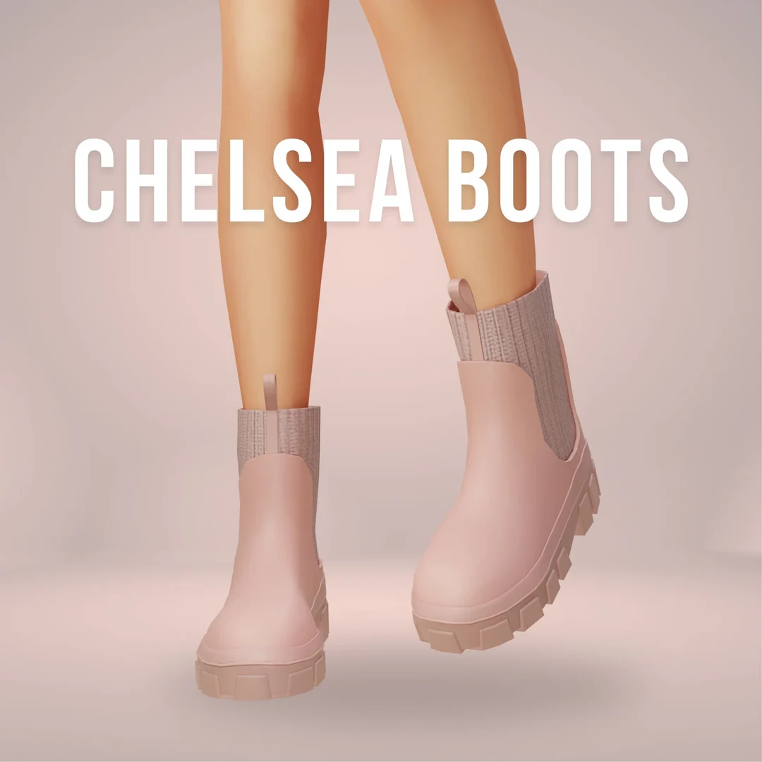 Chelsea Boots by MiliNiki — Sims 4 custom content