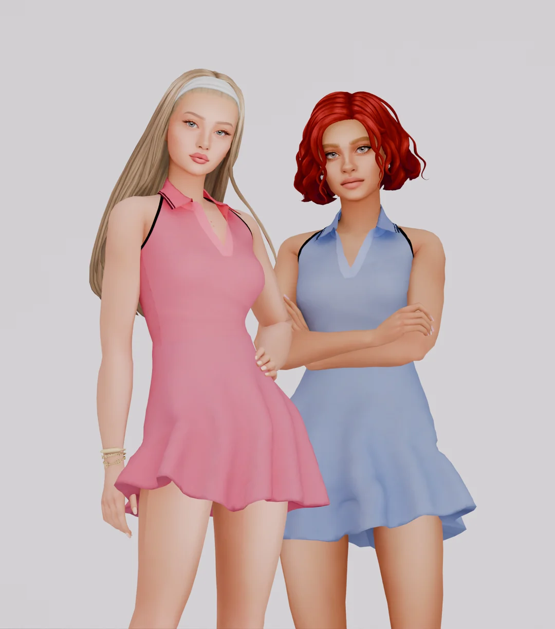 Cute Tennis Dress by MiliNiki — Sims 4 custom content