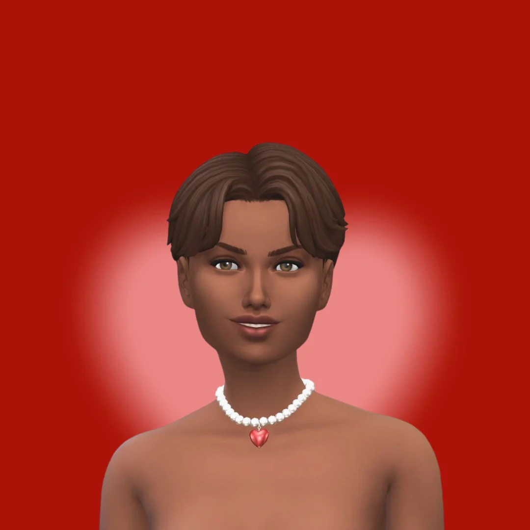 Necklace "Heart" by MiliNiki — Sims 4 custom content