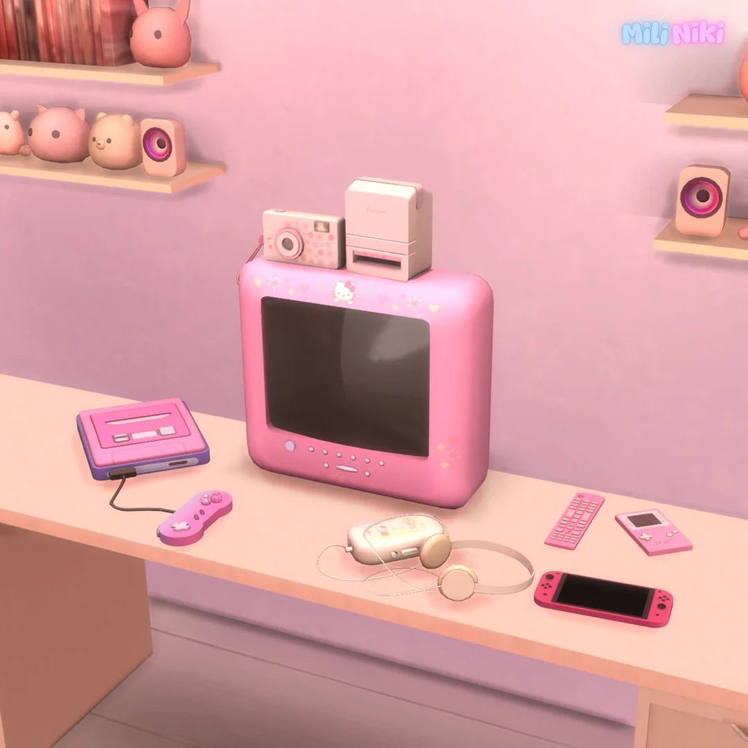 Vintage Gadgets Set by MiliNiki — Sims 4 custom content