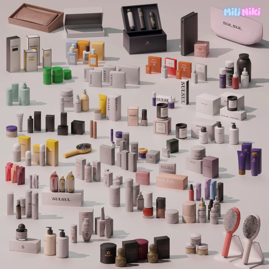 Big Cosmetics Set by MiliNiki — Sims 4 custom content