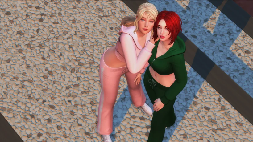Sporty Chic Tracksuit Pack by MiliNiki — Sims 4 custom content