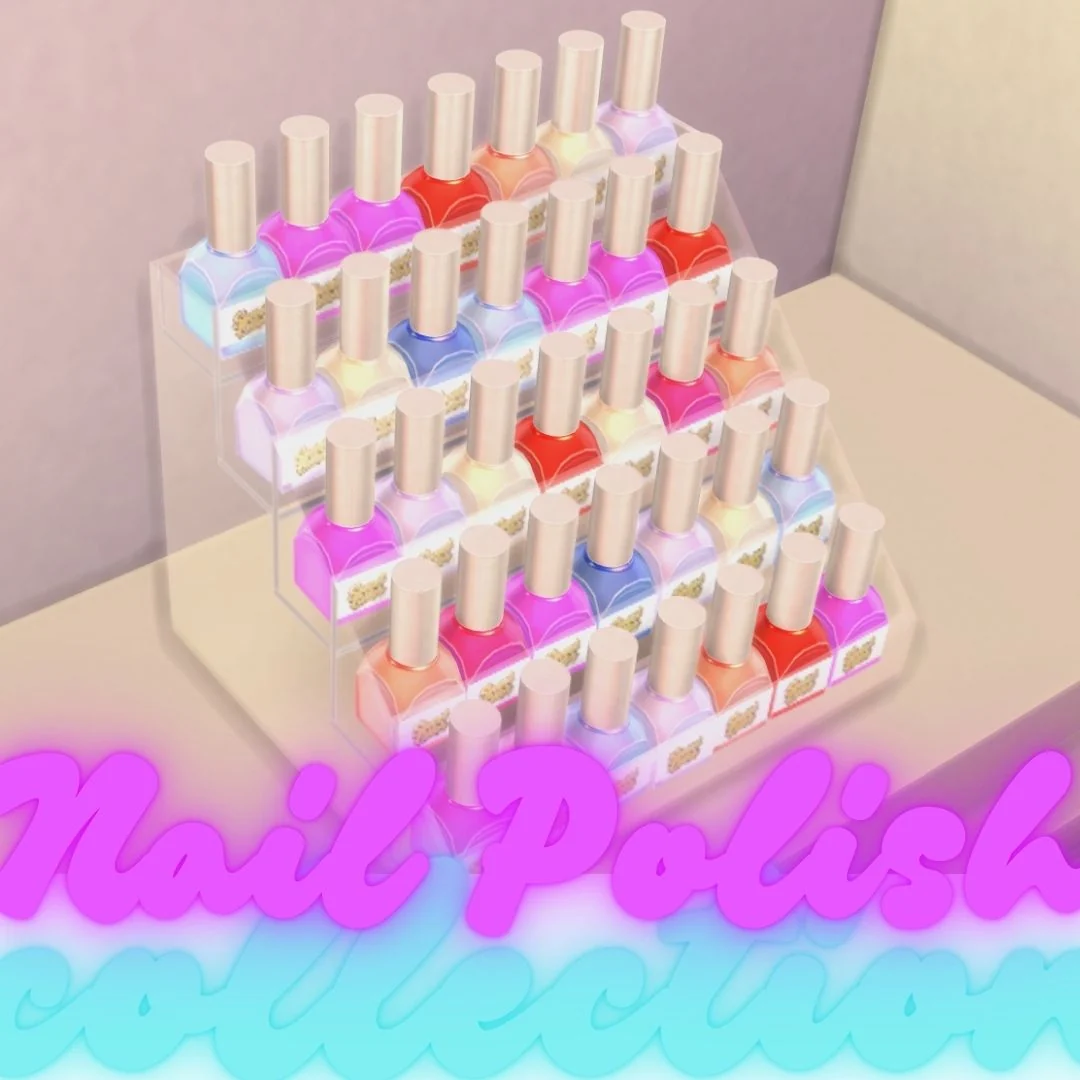 Nail Polish Stand by MiliNiki — Sims 4 custom content