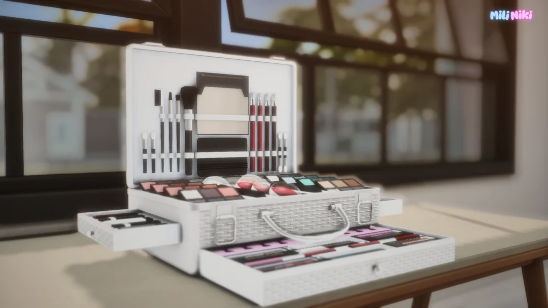 Large Metal Cosmetic Case by MiliNiki — Sims 4 custom content