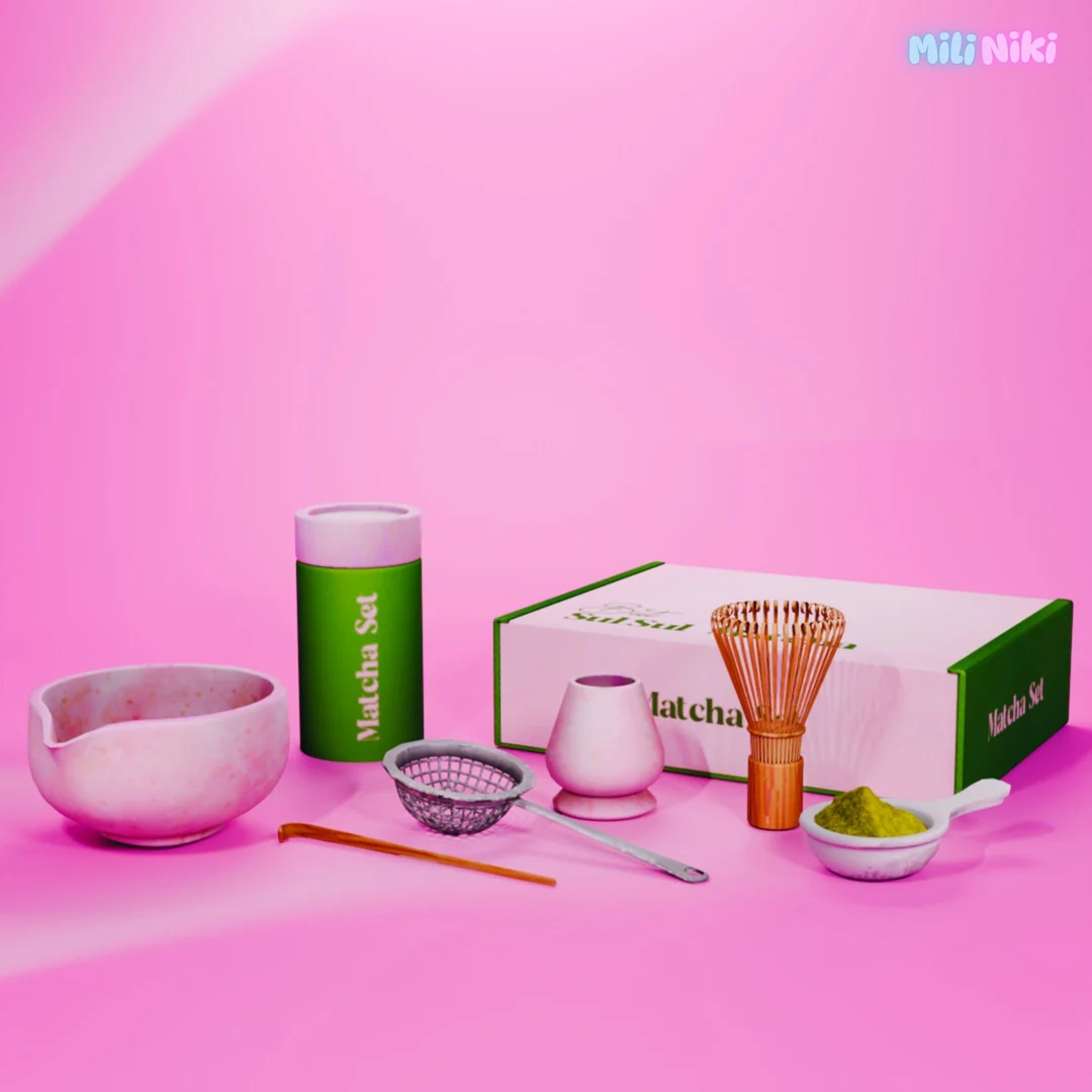Matcha Set & Drink by MiliNiki — Sims 4 custom content