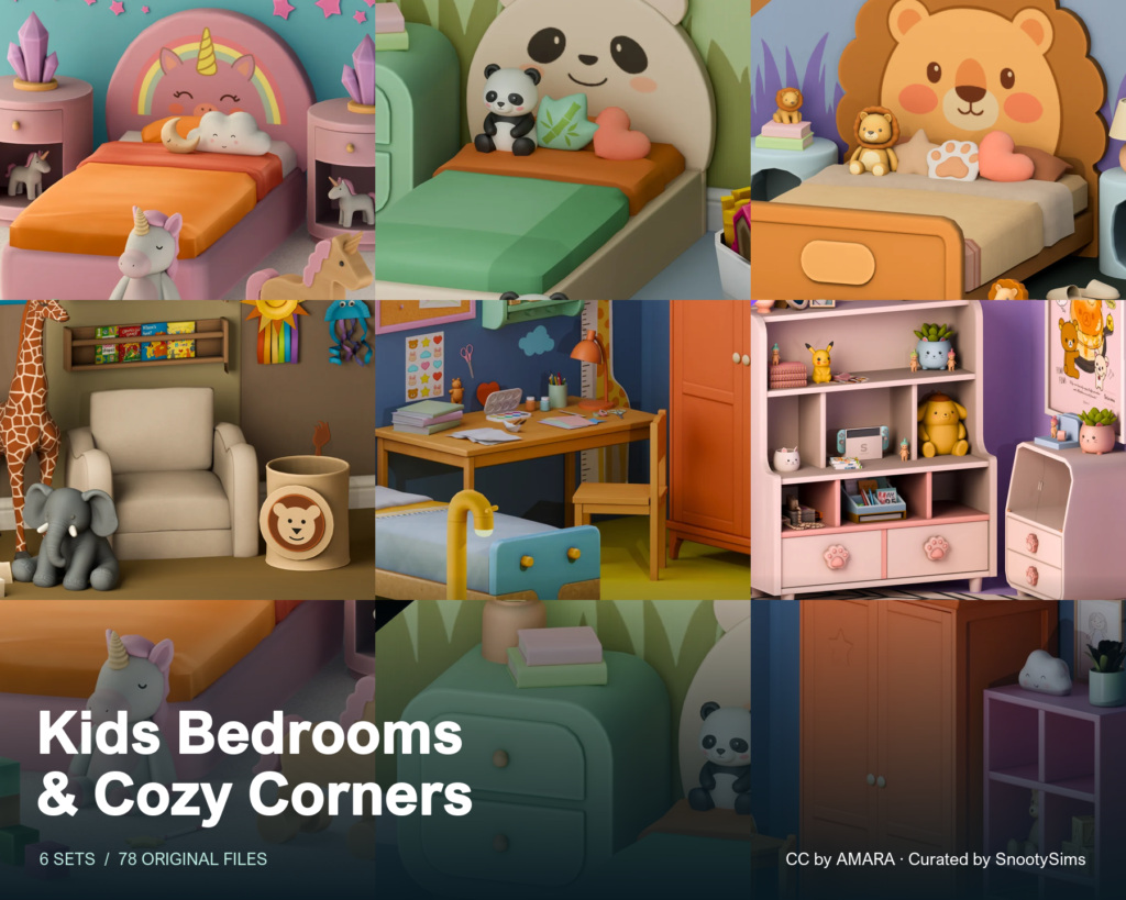 Kids Bedrooms & Cozy Corners Mega Pack