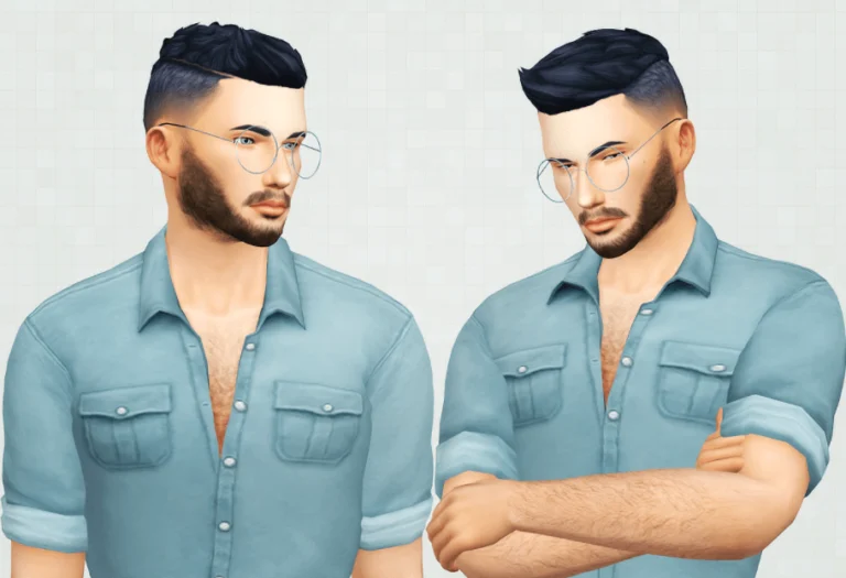connor hair – the sims 4