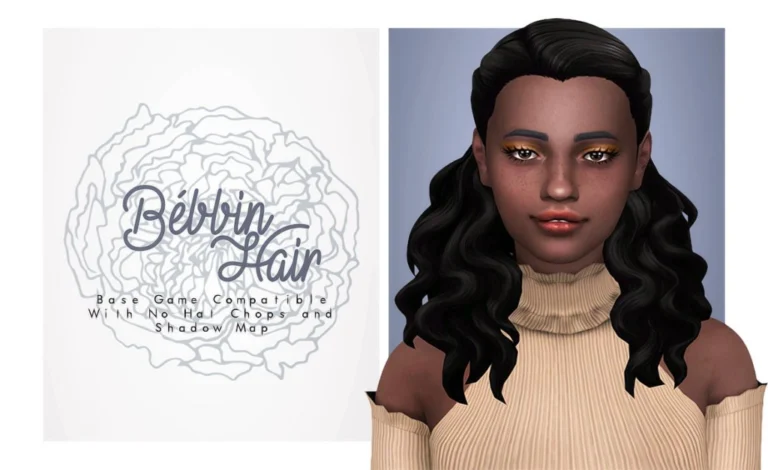 Bébbin Curly Hair with Bow - 18 EA Colors, BGC, Custom Thumbnail