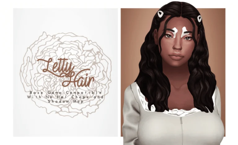 Letty Curly Long Hair with Hair Clips for Female [MM]