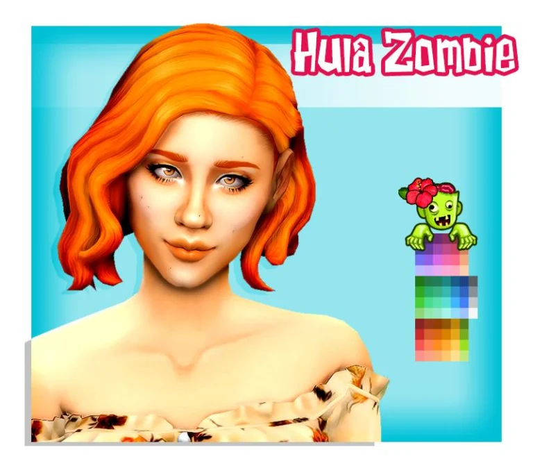 Esmé Hair Recolor in Noodles Sorbet Remix - Mesh Required, Free on Patreon