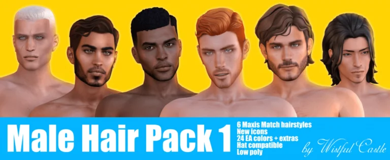 Male Hair Pack by Wistful Castle