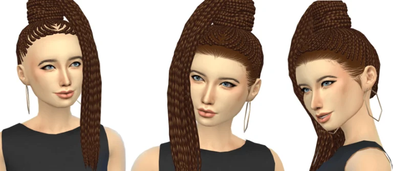 Fanciful Hairline with Stray Hairs