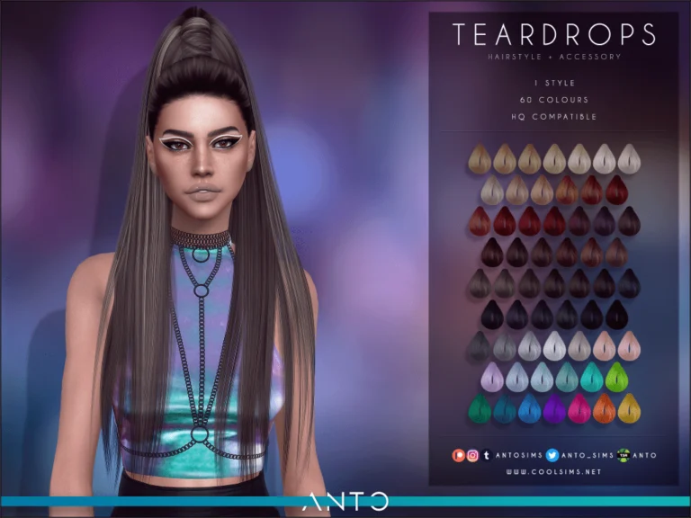 Teardrops Hairstyle
