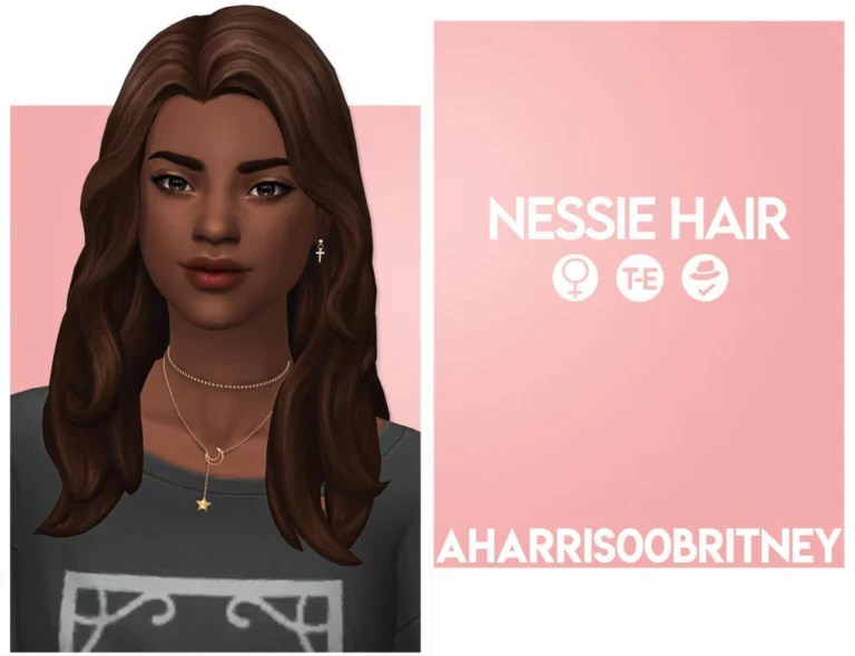 Side Parted Hair For Female [MM]